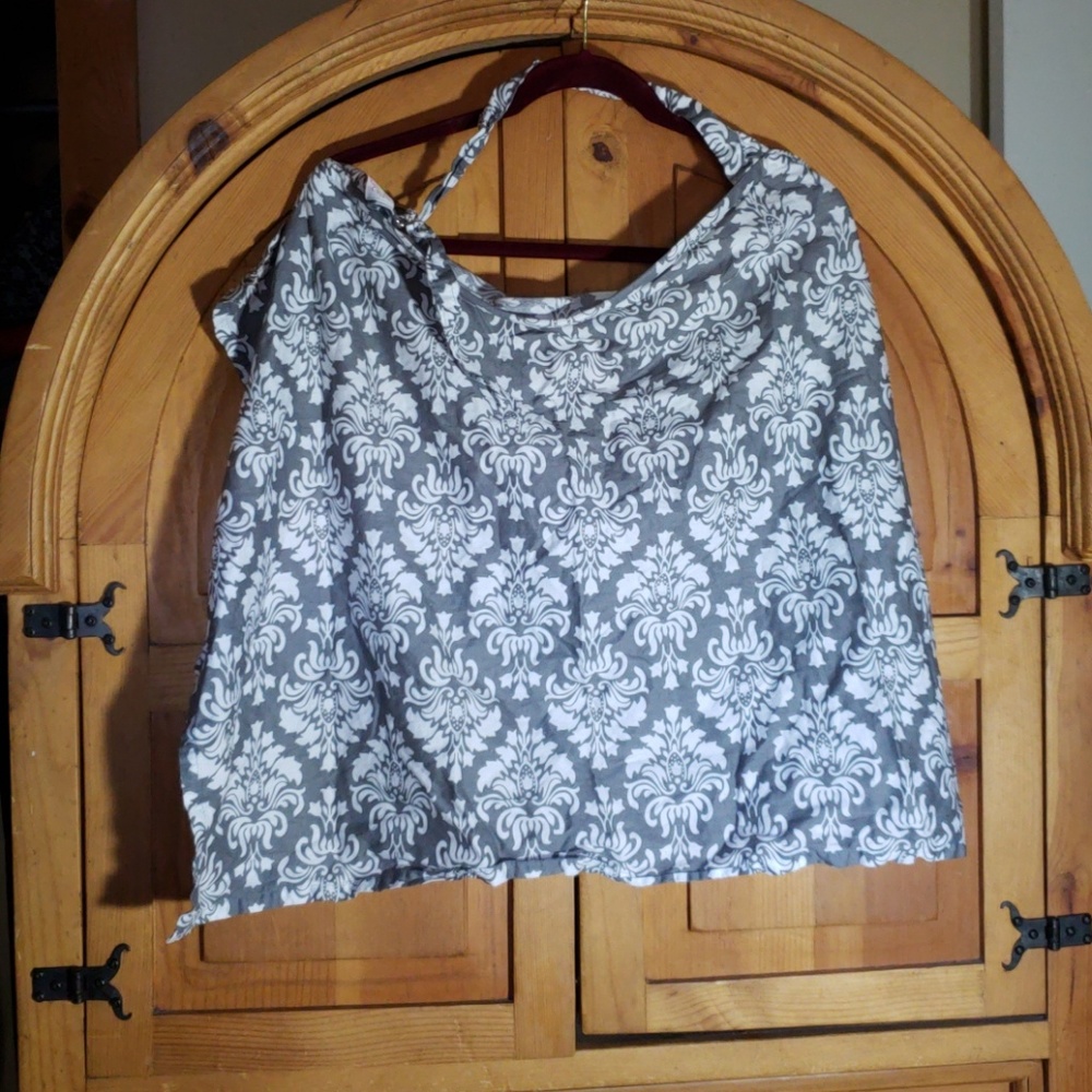 Udder Cover,  Gray and white adjustable